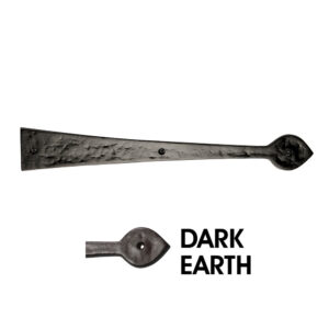 10" Spear End Hinge; Elegance Dark Earth