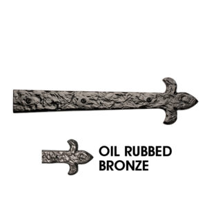 12" LIS End Hinge; Elegance Oil Rubbed Bronze Finish