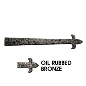 16" LIS End Hinge; Elegance Oil Rubbed Bronze Finish