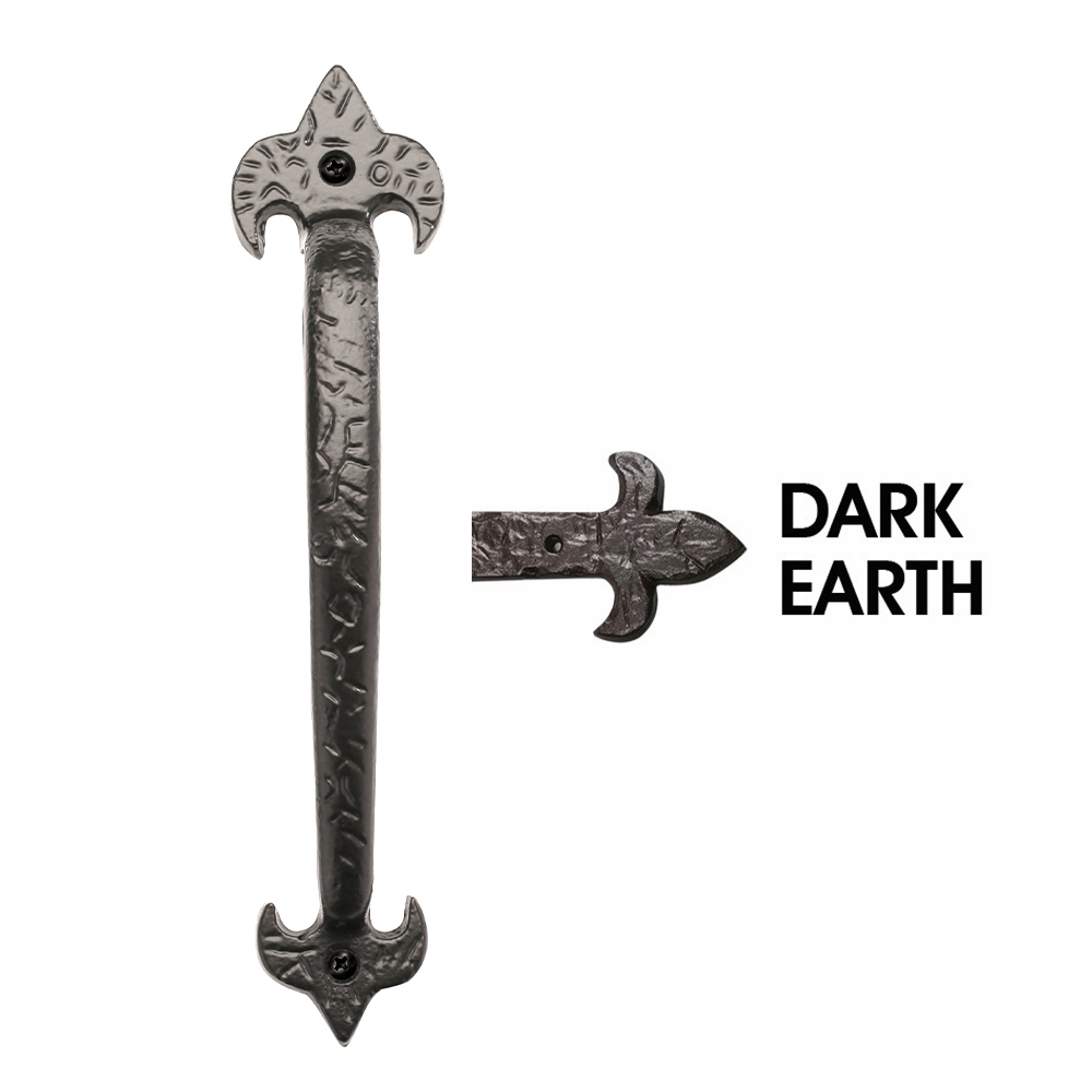10" Traditional LIS Style Pull Handle; Elegance Dark Earth finish