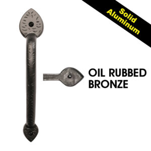 10 in. Traditional Spear End Pull Handle; Oil Rubbed Bronze