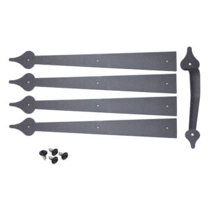 CHH Kit  ft.A-1 ft. 16 in. Americana Spear Stamped Steel; Black