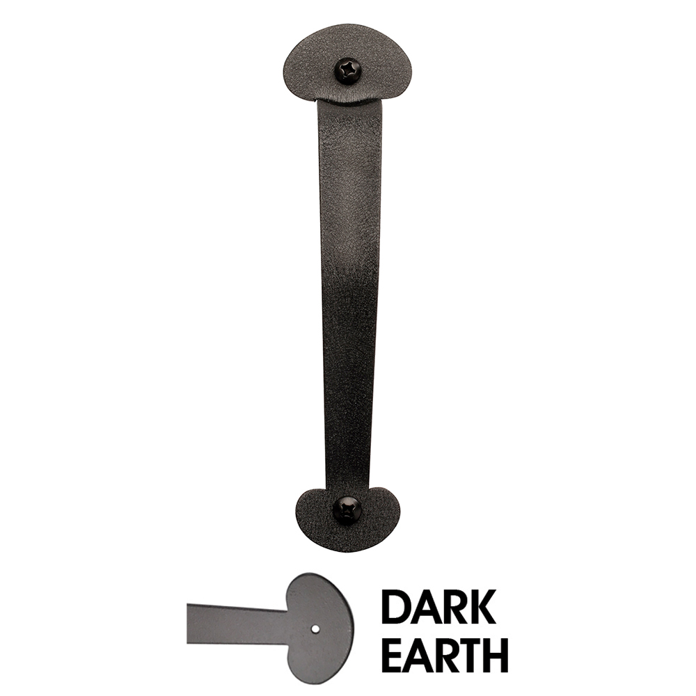 9 in. Americana Colonial Bean End Pull Handle; Dark Earth