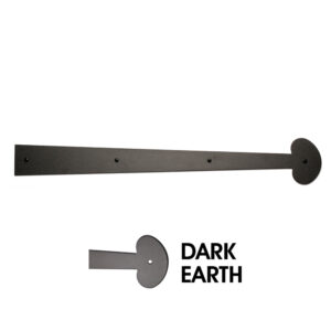 24 in. Americana Decorative Bean End Hinge; Dark Earth