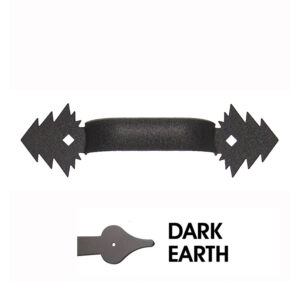 8 in. Mountain Lodge Lift Handle; Dark Earth