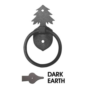 3 3/4 in. Mountain Lodge Ring Pull; Dark Earth