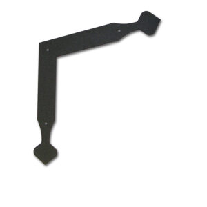 11 In. Aspen Angle Bracket; Black