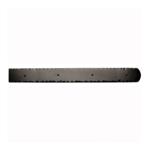 24” Rustic Mission Hinge w/Flat End; Black