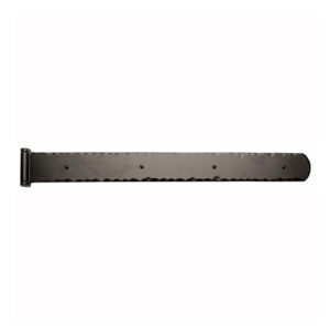 24” Rustic Mission Hinge w/Butt Pin; Black