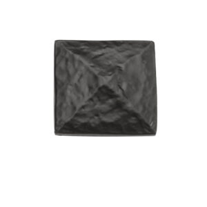 2 in. Pyramid Clavo w/Nail Stud; Black