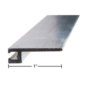 1 in. x 8 ft.2 in. CDSR Straight Aluminum Retainer