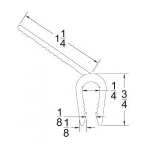 8 ft.2 in. Rolling Steel Guide Seal