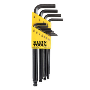 L Style Ball End Hex Key Caddy Set, 12-piece; Klein #BLK12