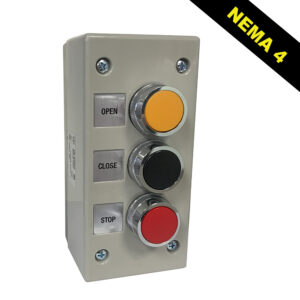 3BXT 3 Button Control, Open/Close/Stop;  Exterior, Surface Mount