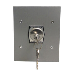 1KF Key Switch Control, Open/Close Momentary Contact; Flush Mount