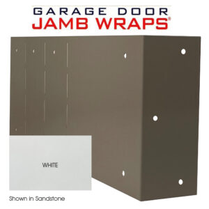 Garage Door Jamb Wraps; White